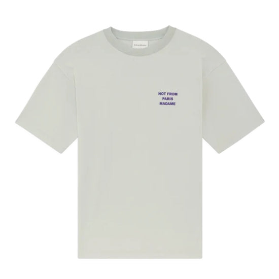 Drôle de Monsieur Bold Slogan T-shirt Grey productfoto 2
