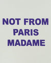 Drôle de Monsieur Bold Slogan T-shirt Grey productfoto 3