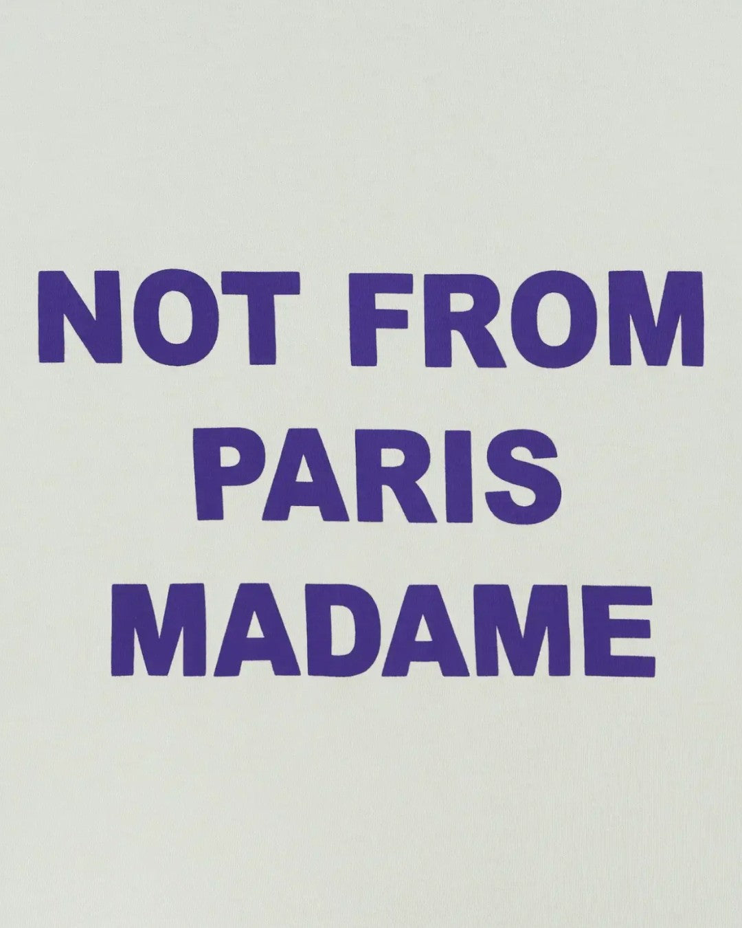 Drôle de Monsieur Bold Slogan T-shirt Grey productfoto 3