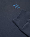 Mads Nørgaard Standard Crew Logo Sweat Blue – achteraanzicht
