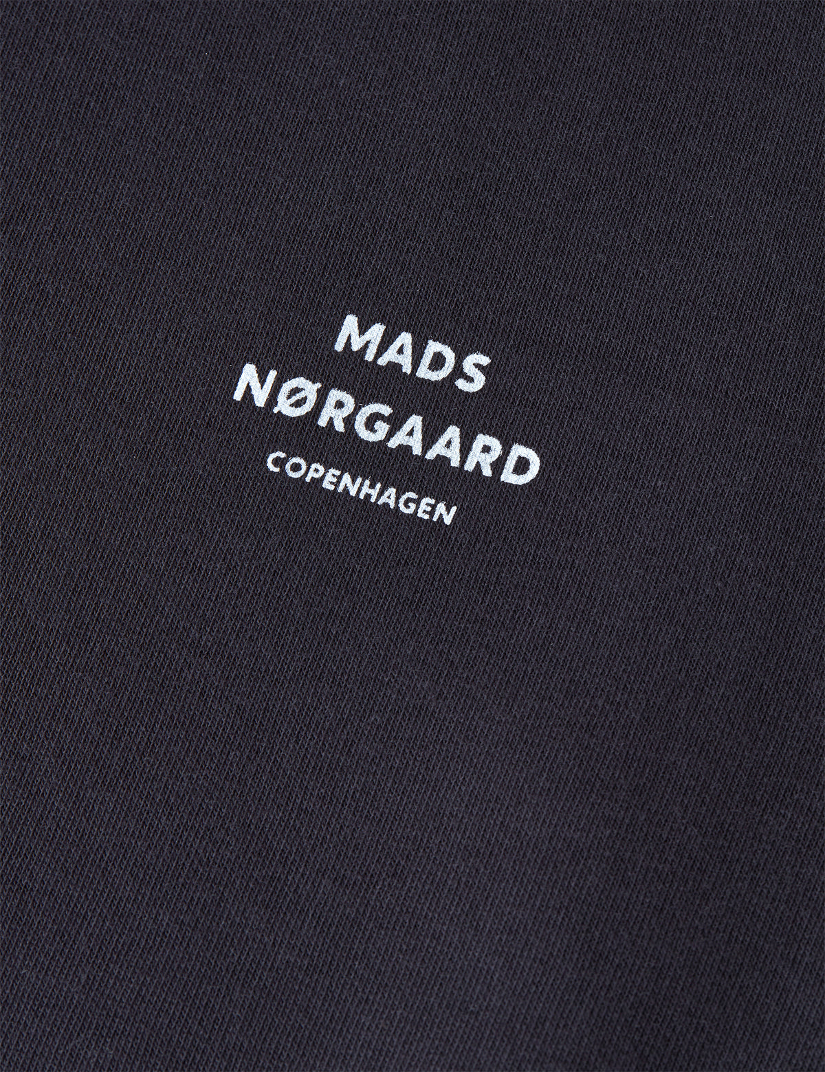 Mads Nørgaard Standard Crew Logo Sweat Parisian Night – achteraanzicht