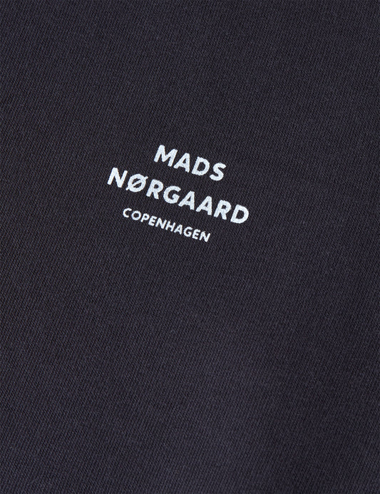 Mads Nørgaard Standard Crew Logo Sweat Parisian Night – achteraanzicht