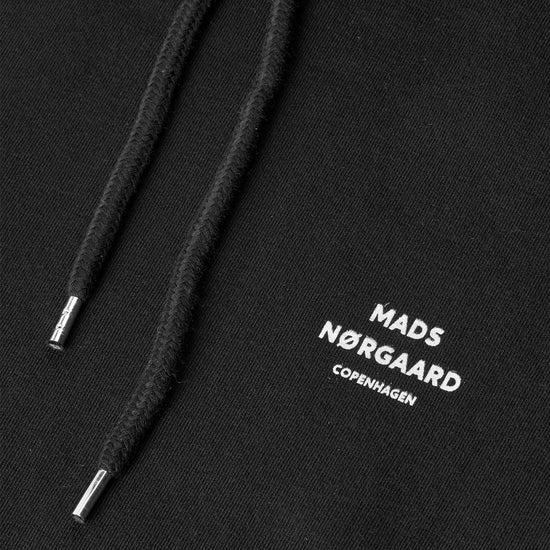 Mads Nørgaard Standard Hoodie Logo Sweat Black – achteraanzicht