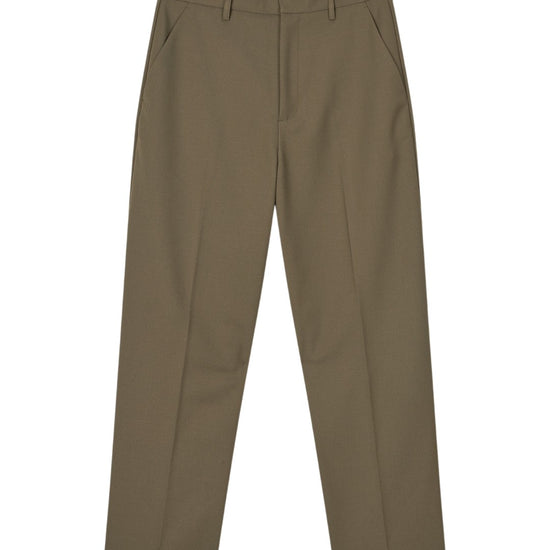 Mads Nørgaard Super Twill Henry broek Brown – vooraanzicht