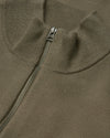 Mads Nørgaard Urban Chase Half Zip Knit Brown – achteraanzicht