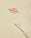 Ecru Beige Soft Crewneck Sweater