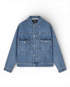 Mid Blue Arizona Denim Trucker Jacket