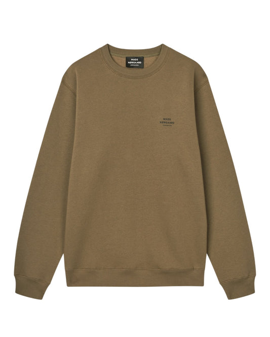 Standard Crew Logo Sweater Brown