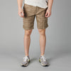Mason’s Linen Checked Shorts Beige – vooraanzicht