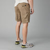 Mason’s Linen Checked Shorts Beige – patroondetail