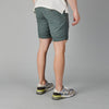 Mason’s Linen Checked Shorts Grey Blue – patroondetail