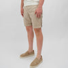 MASON'S Torino University Cotton Shorts Beige – productbeeld 3