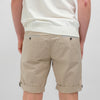 MASON'S Torino University Cotton Shorts Beige – productbeeld 4