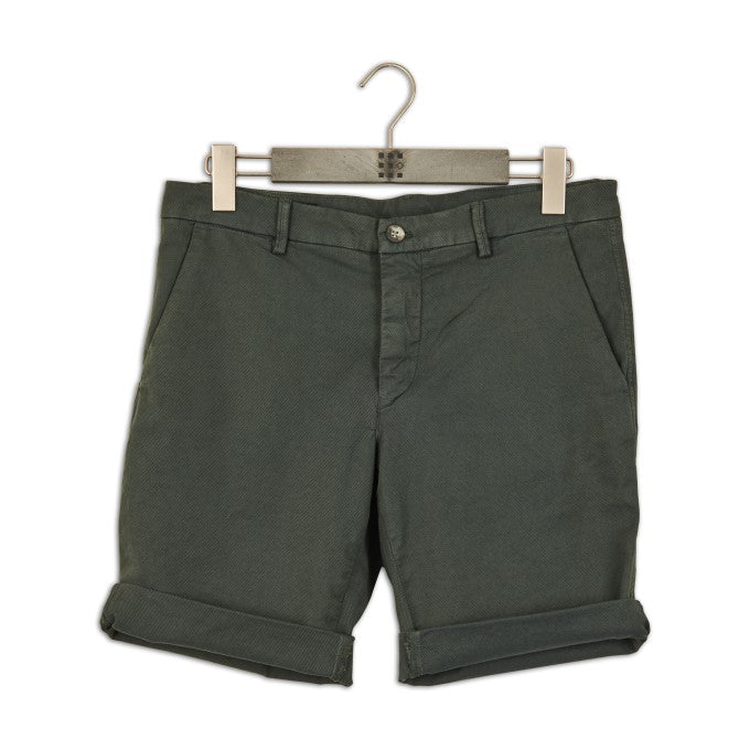 Mason’s Pinpoint Shorts Khaki – vooraanzicht