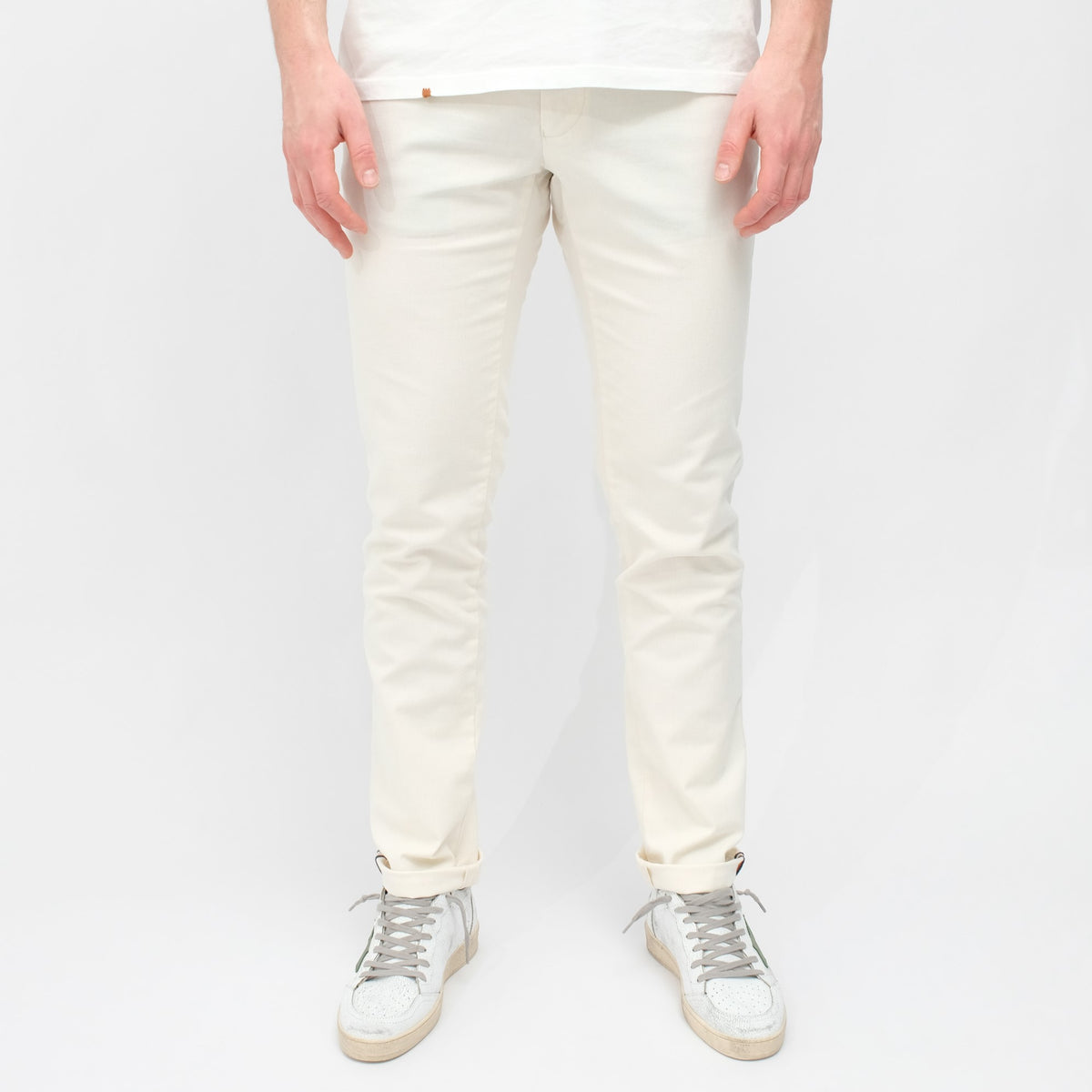 MASON'S Milano Jogger Slim Fit Trousers Beige – productbeeld 1
