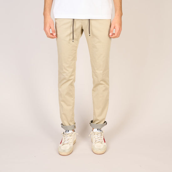 MASON'S Beige Milano Jogger Travel – vooraanzicht