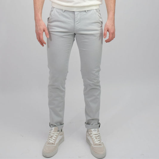 Mason’s Torino University Lyocell Trousers Ecru Beige – productbeeld 1