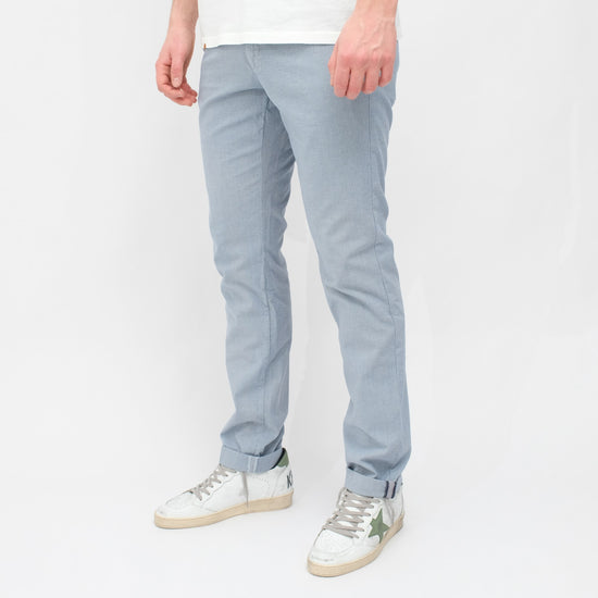 MASON'S Torino Style Regular Fit Trousers Light Blue – productbeeld 2