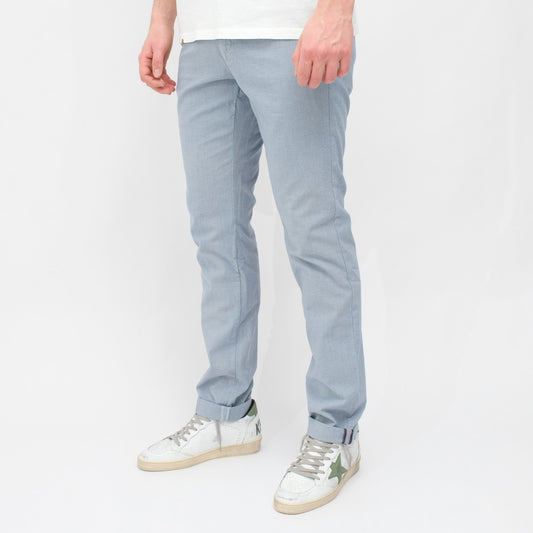MASON'S Torino Style Regular Fit Trousers Light Blue – productbeeld 2