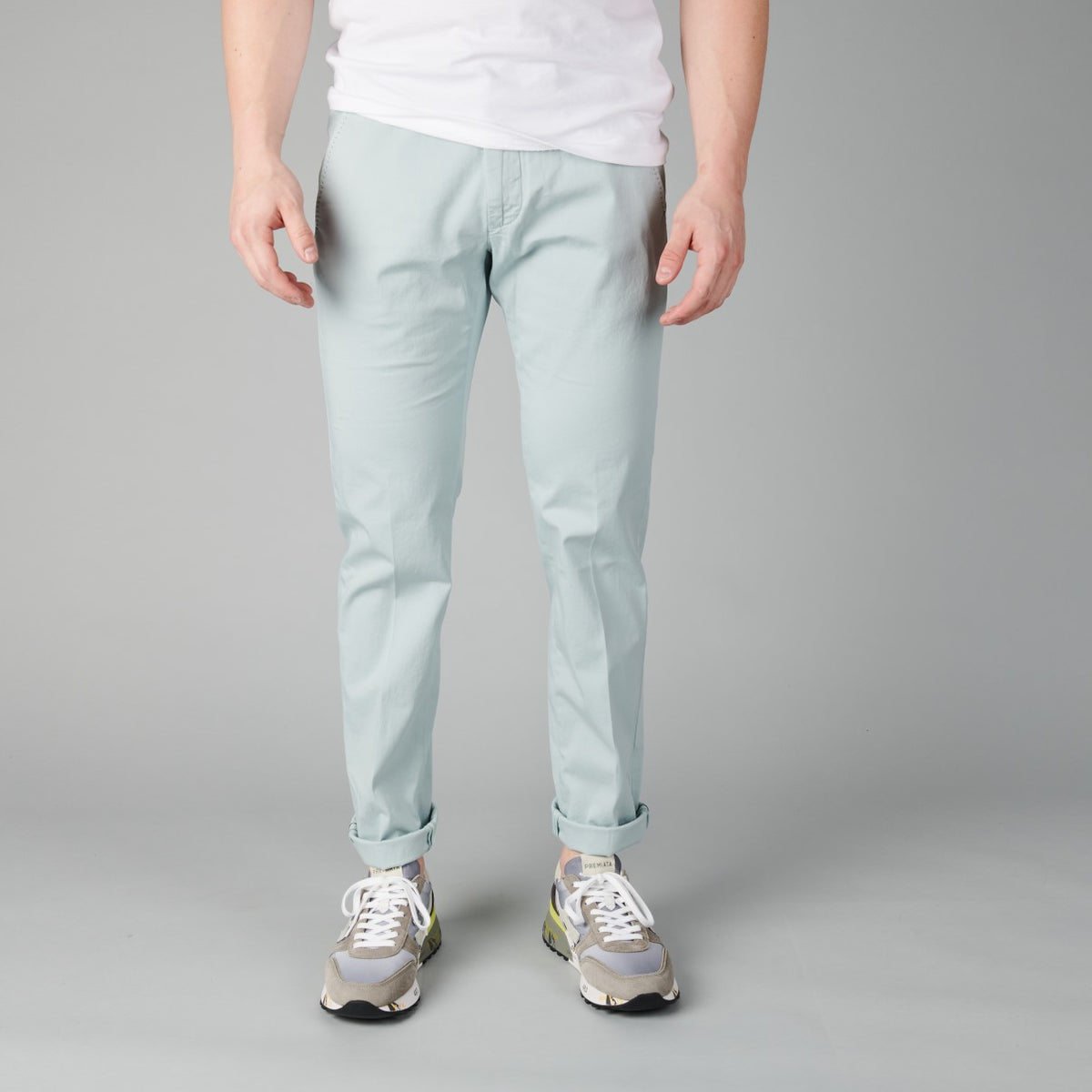 Mason’s Torino Tapes Trousers Perla – vooraanzicht