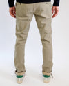 Mason's Camel Torino Herringbone Regular Fit Trousers, gedragen achteraanzicht