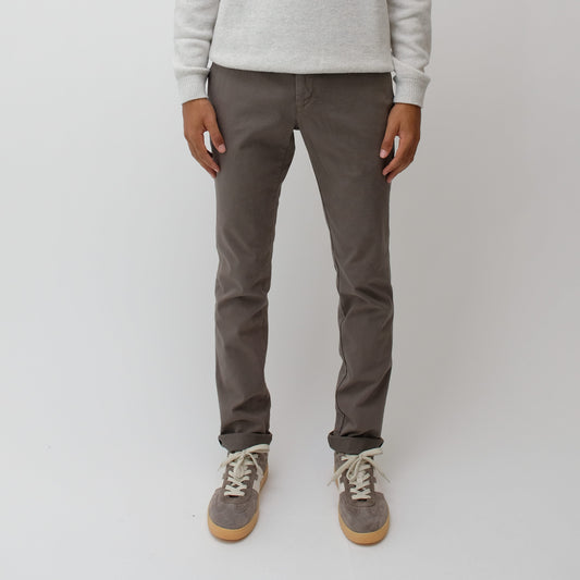 Mason's Forte Dei Marmi Slim Fit broek Taupe, gedragen vooraanzicht