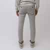 Mason's Milano Jogpants Wool Look broek Light Grey, gedragen achteraanzicht