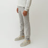 Mason's Torino Checkered broek Beige Grey Blue, gedragen driekwart zijaanzicht
