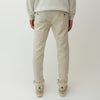 Mason's Torino Checkered broek Light Beige, gedragen achteraanzicht