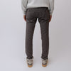 Mason's Torino Herringbone Wool Look broek Brown, gedragen achteraanzicht