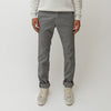 Mason's Torino New Pinpoint broek Light Grey, gedragen vooraanzicht met handen bij zakken