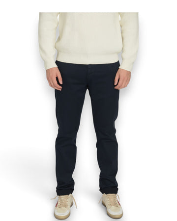 Mason's Paris Tricotine broek Navy - voorkant