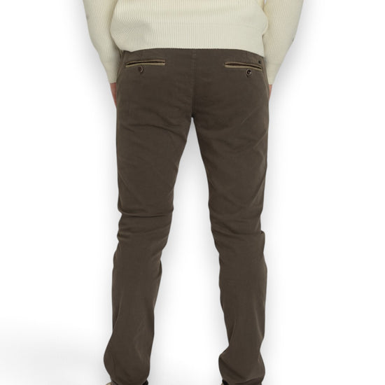 Mason's Torino Elegance broek Taupe Grey - achterkant