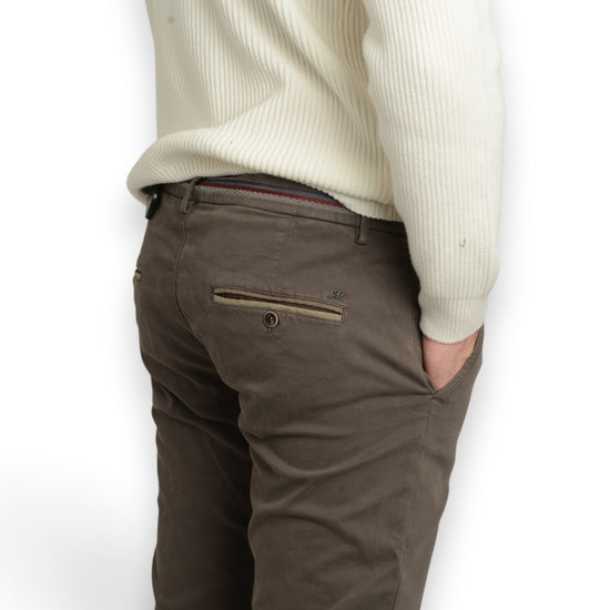 Mason's Torino Elegance Taupe Grey - detail van stof en afwerking