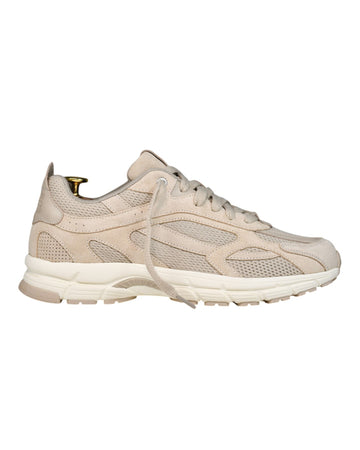 Mercer The Re-Run Premium sneaker in Sand met gelaagd retro runner-silhouet