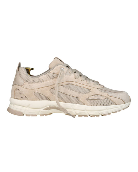 Mercer The Re-Run Premium sneaker in Sand met gelaagd retro runner-silhouet