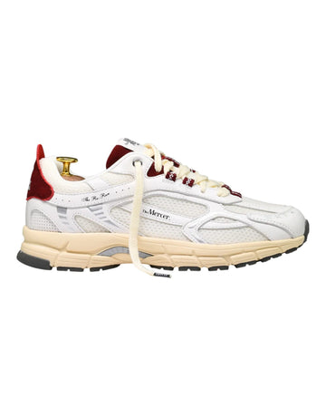 Mercer Re-Run Vintage Nappa Sneaker – White Red