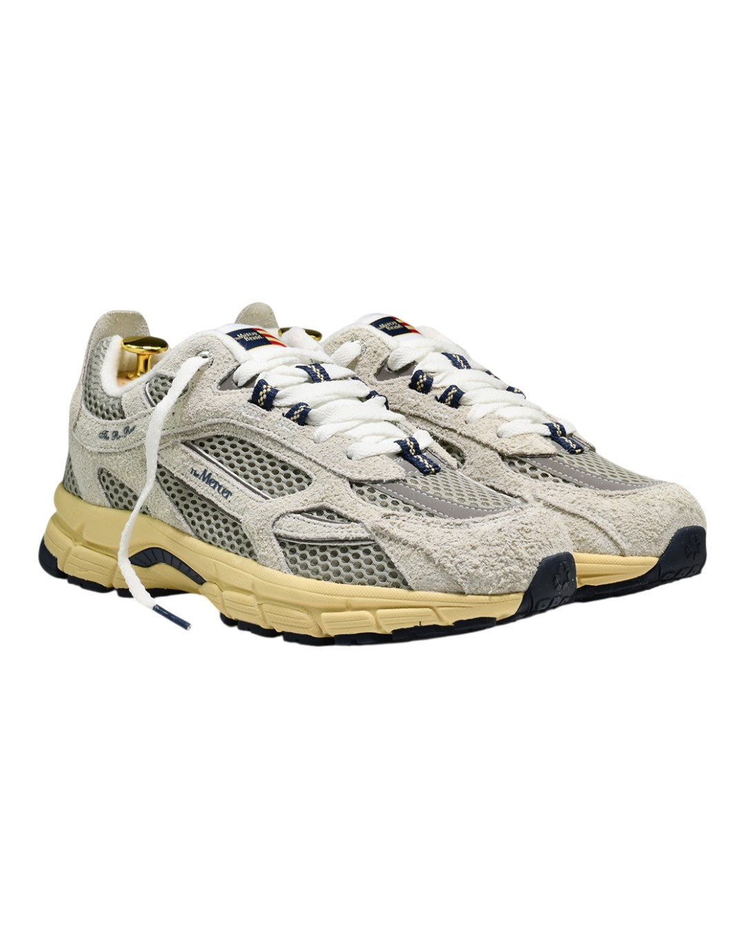 Mercer The Re-Run Americana Off White in vintage suède - beeld 2