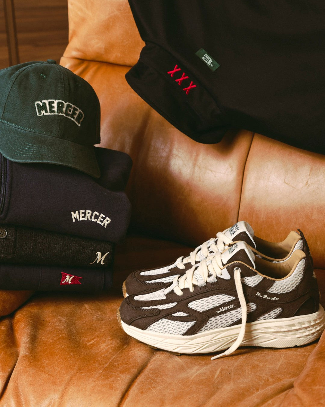 Mercer The Re-Run Max Sneaker Dark - productfoto 5