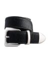 Molebo M2418 Black Pony hair-on leerdetail