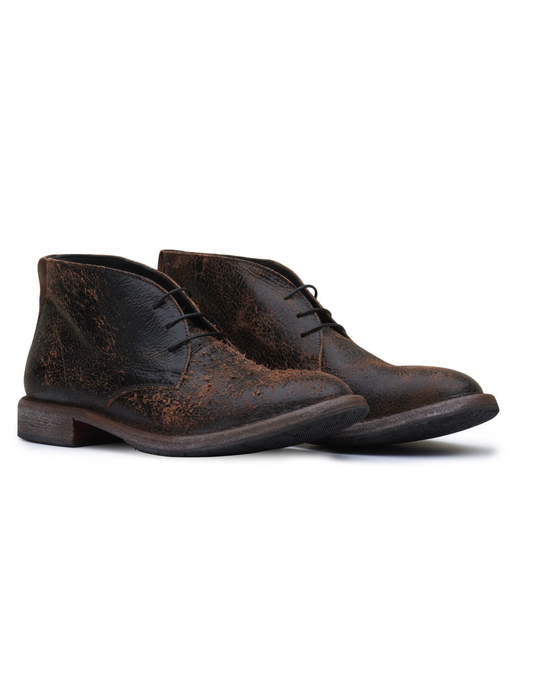 MOMA Minsk Leather Ankle Boots Vodoo Peanut – paar
