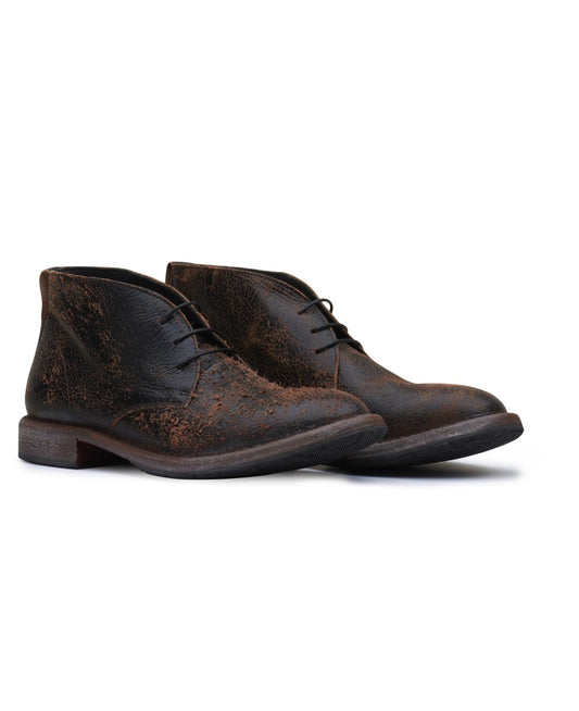 MOMA Minsk Leather Ankle Boots Vodoo Peanut – paar