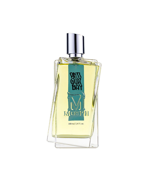 Morph Antigua Bay 100 ml — flacon met blauwgroen etiket