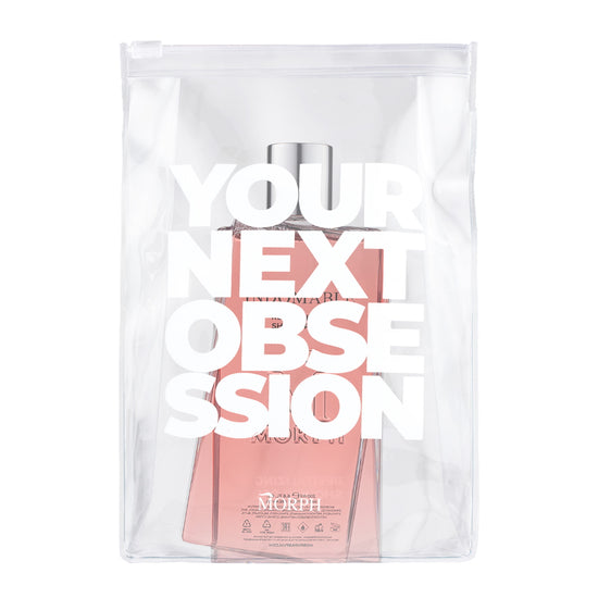 Morph Indomable Shower Gel 200 ml — roze douchegelflacon in transparante verpakking