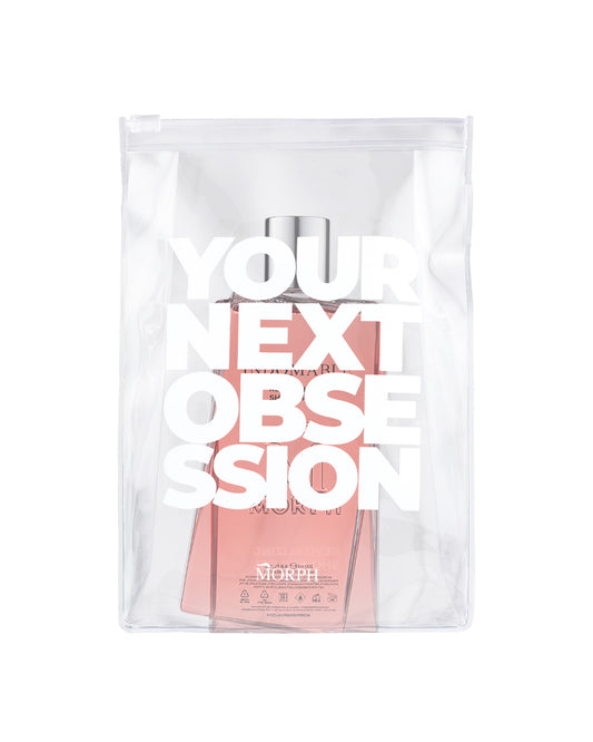 Morph Indomable Shower Gel 200 ml — roze douchegelflacon in transparante verpakking