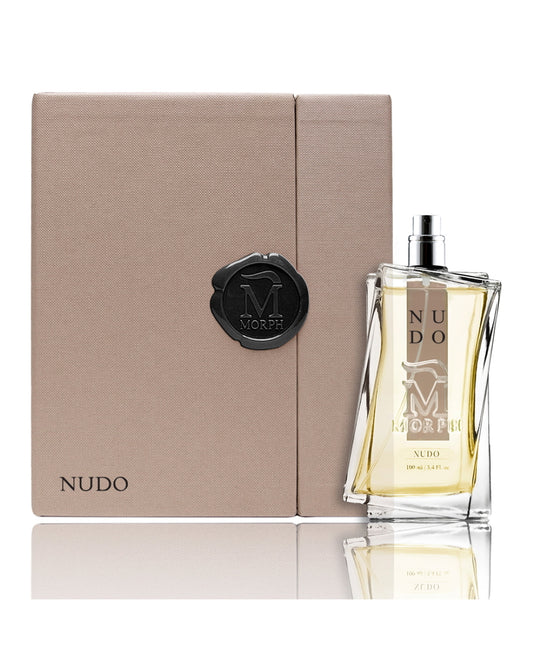 Morph Nudo 100 ml — flacon naast de verpakking