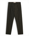 Dark Green Jones Pleated Regular Fit Pants