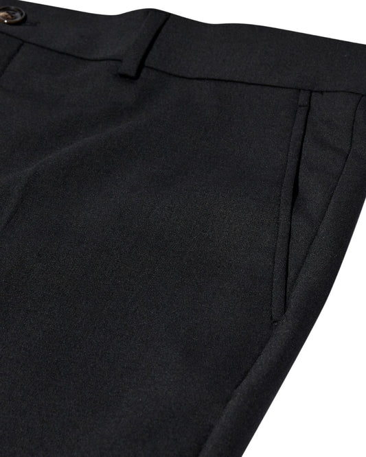 Mos Mosh Gallery Hugh Dynamic Luxe broek Black – detail taille en zak