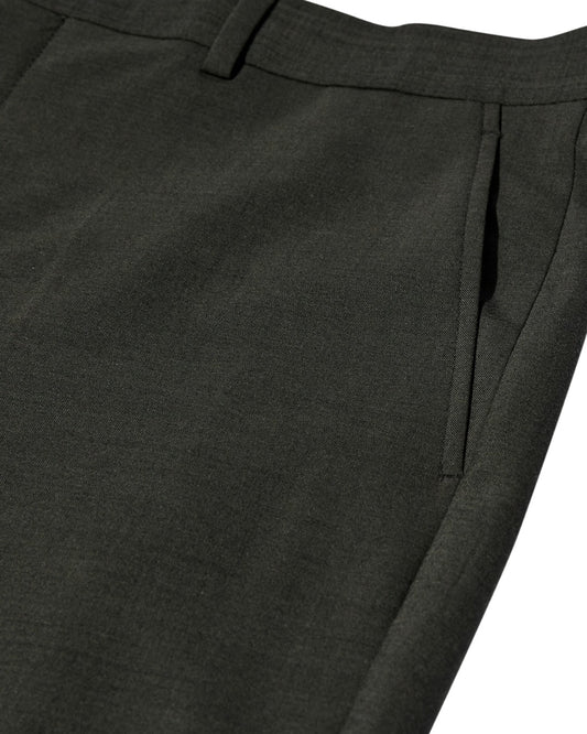 Mos Mosh Gallery Hugh Dynamic Luxe broek Dark Green – detail taille en zak