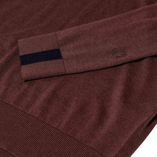 MOS MOSH MMGAdam Soft Half Zip Trui Huckleberry beeld 2